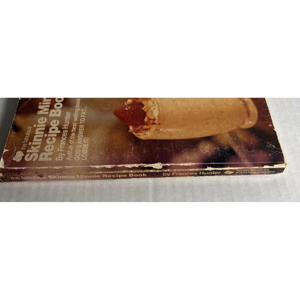 VTG 1976 The Fabulous Skinnie Minnie Recipe Book by Frances Hunter Christian PB